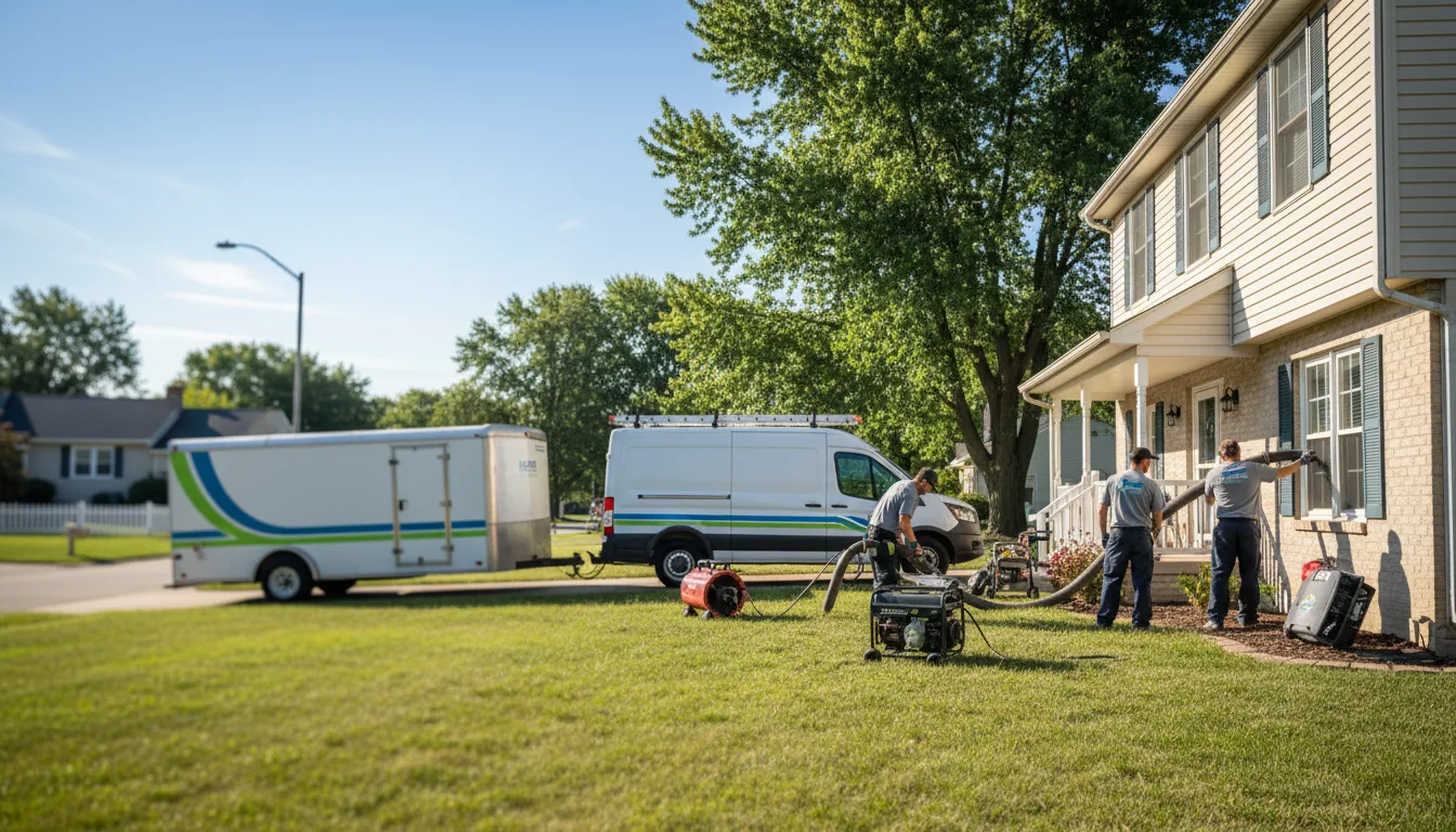 Flooded Basement Restoration And Cleanup With Repair in Bernard, IA near me